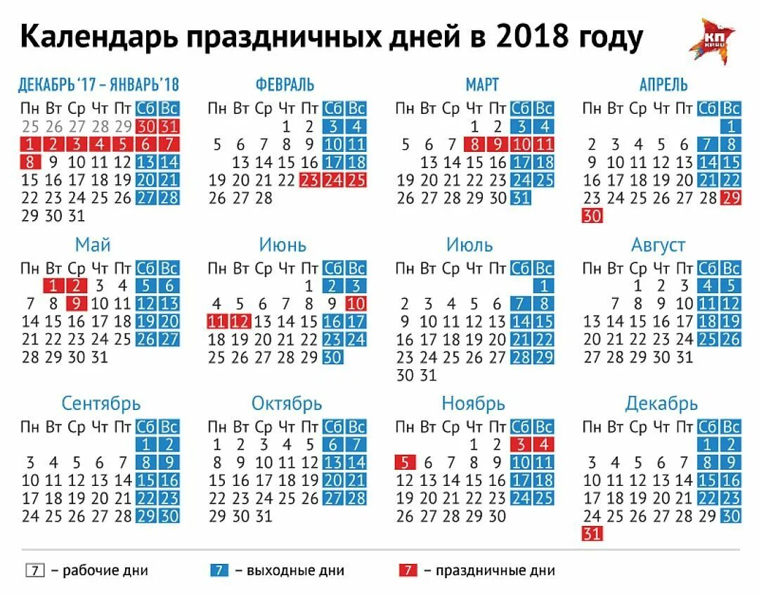 Праздники и выходные 2018 производственный календарь Одобрен календарь праздников на 2018 год www.adm-tavda.ru