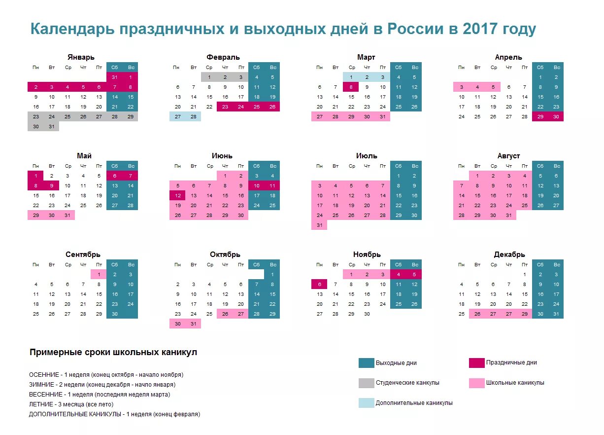 Праздники календарь 2017 год FinRusMedia