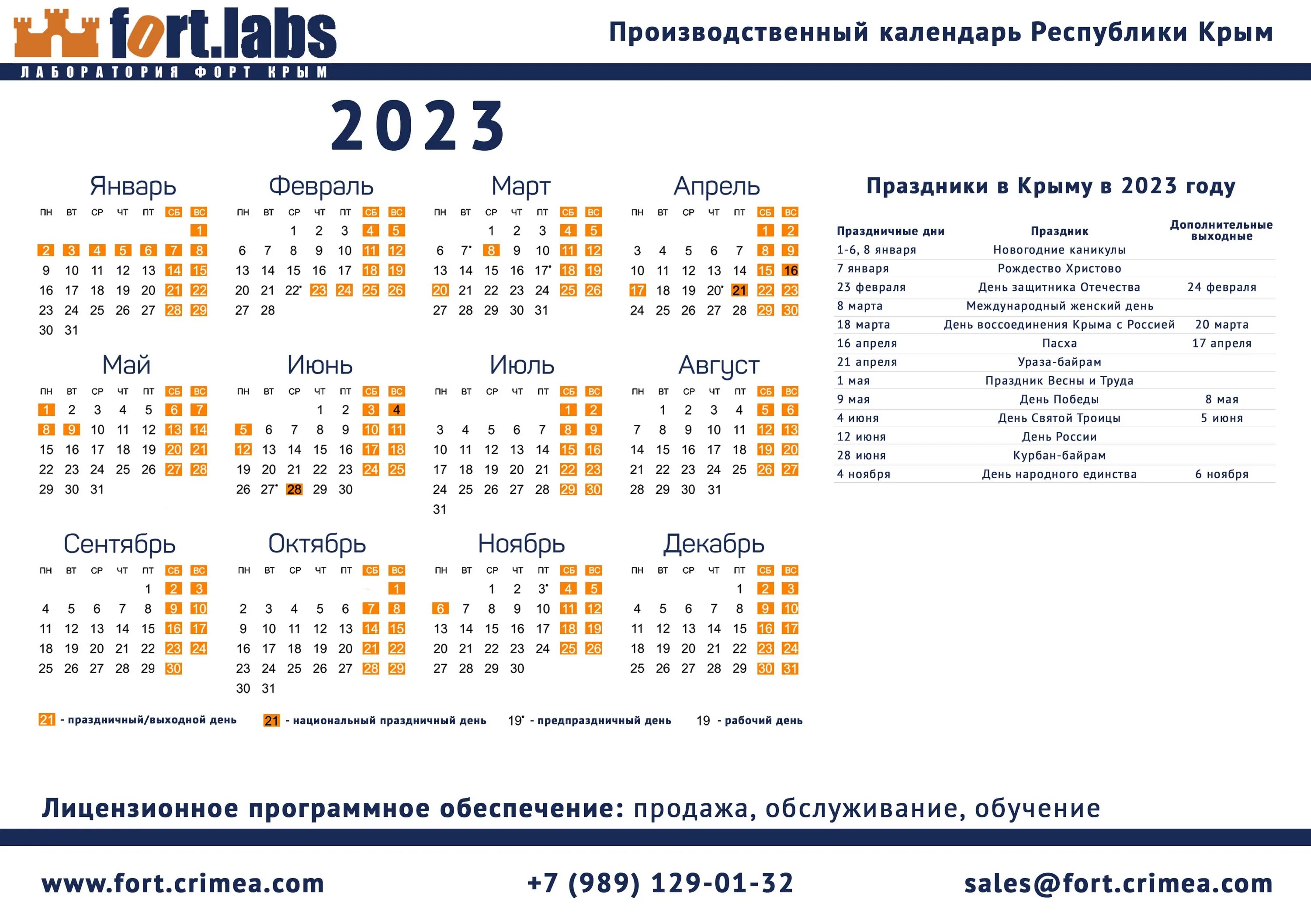 Праздники в крыму в 2025 году календарь Производственный календарь Республики Крым на 2023 год