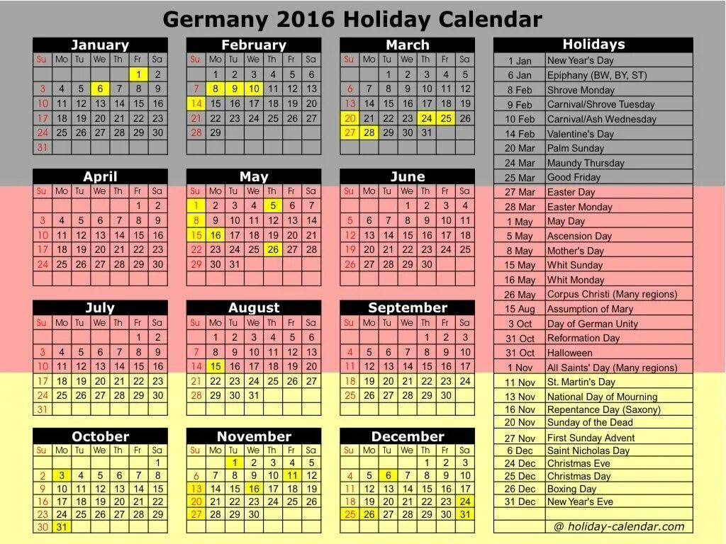 Праздники в польше 2024 календарь выходные Calendar Public Holidays Germany