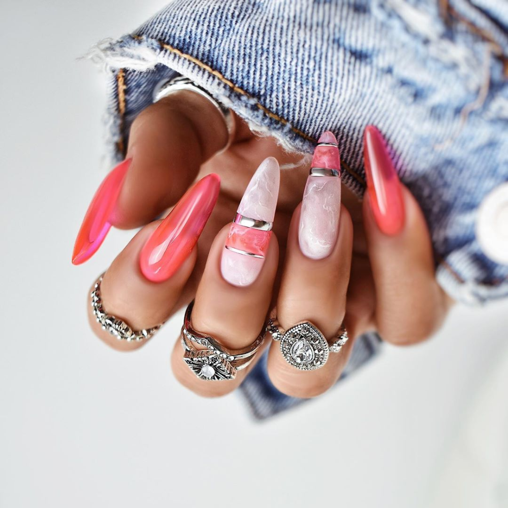 Предложи красивый маникюр 100 Pretty Valentine's Day Nail Designs Ideas You'll Absolutely Adore 2023 Boho 