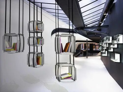 Предметный дизайн интерьера Upside Down by Adrien De Melo Cubicle design, Bookshelf design, Bookcase design