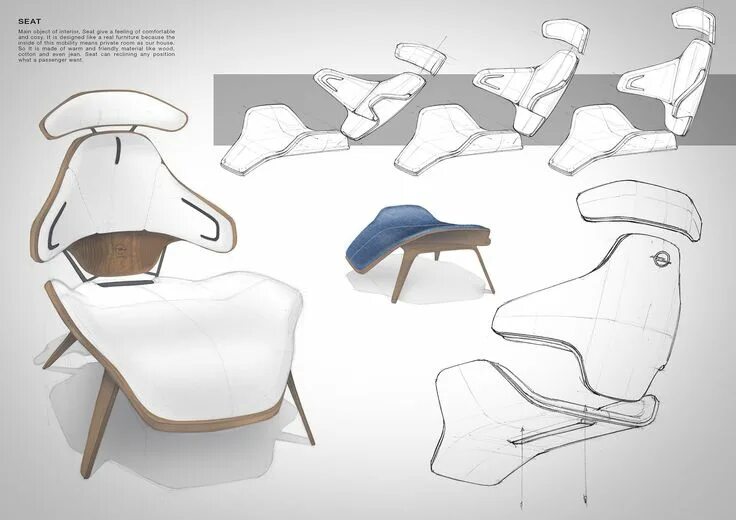 Предметный дизайн проект Interior design sketches, Car interior design, Seat design