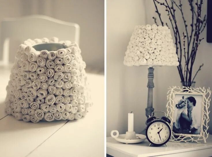 Предметы декора своими руками Creative Lampshade Materials for the Brave DIY-er Diy lamp shade, Antique lamp s