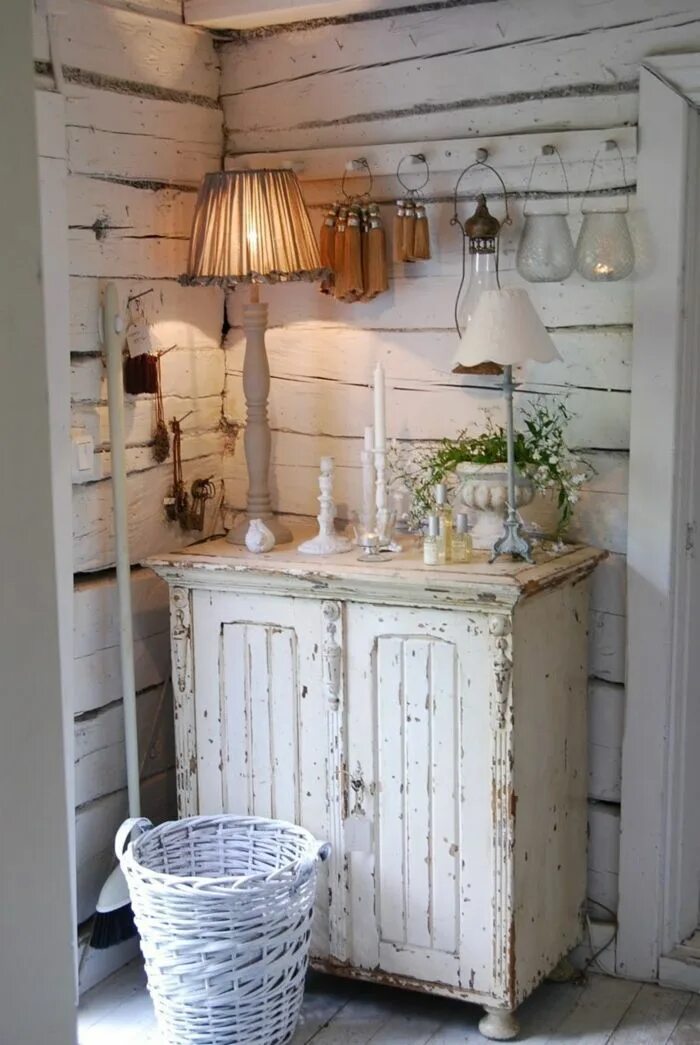 Предметы интерьера для дачи Shabby Chic Kommode - 39 Inspirationen für mehr romantische Wohnlichkeit Shabby 