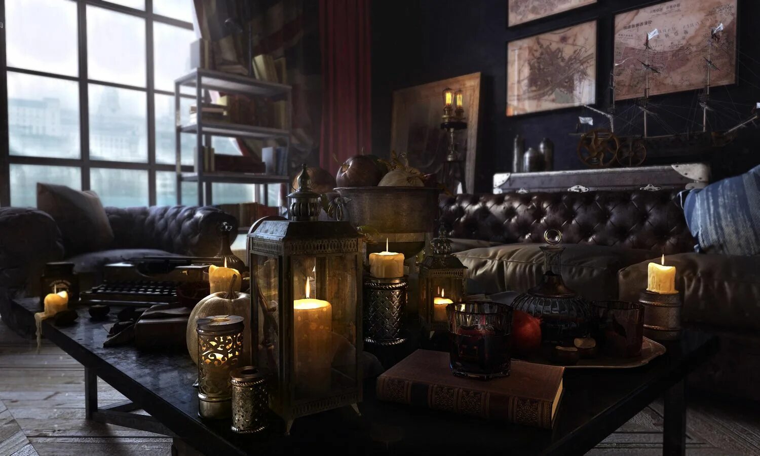 Предметы интерьера комнаты 20 гениальных идей для маленькой квартиры Steampunk interior design, Steampunk i