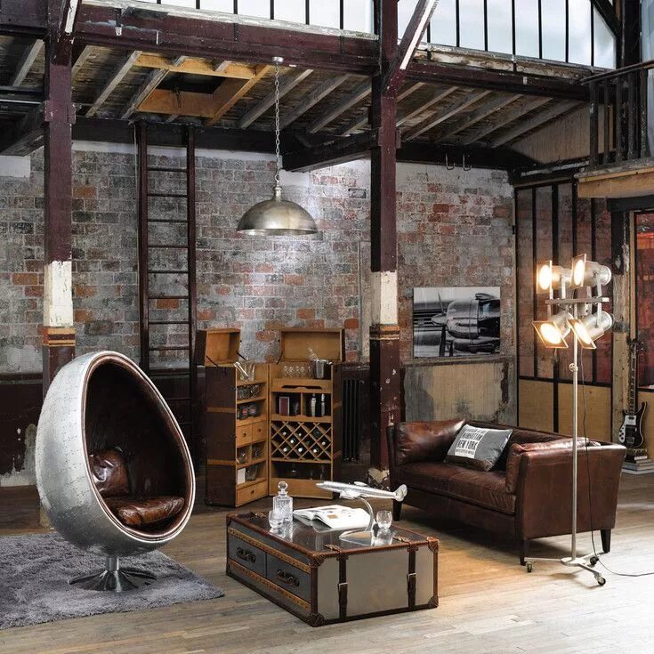 Предметы интерьера в стиле лофт Maisons du Monde Estilo industrial decoracion, Estilos de decoración de interior