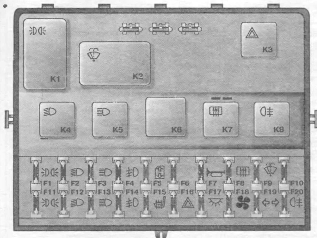 Предохранители ваз 2110 8 клапанов схема Предохранитель приборки 2110: найдено 90 изображений