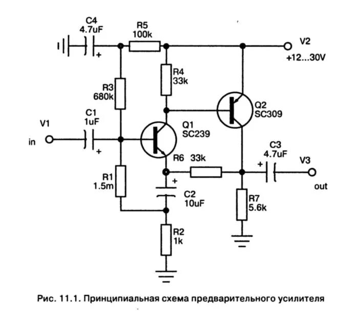 Предусилитель mc усилитель на транзисторах схема Предварительный усилитель - Конструкции простой сложности - Схемы для начинающих