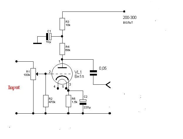 Предварительный усилитель на 6н2п схема Моно Усилитель Нч На Триоде 6Н2П - Ламповая техника - Форум по радиоэлектронике