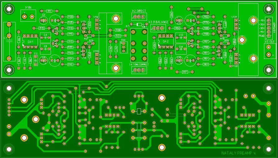 Предварительный усилитель схема и печатная плата Высококачественный предварительный усилитель NATALY - Форум от Re miLL