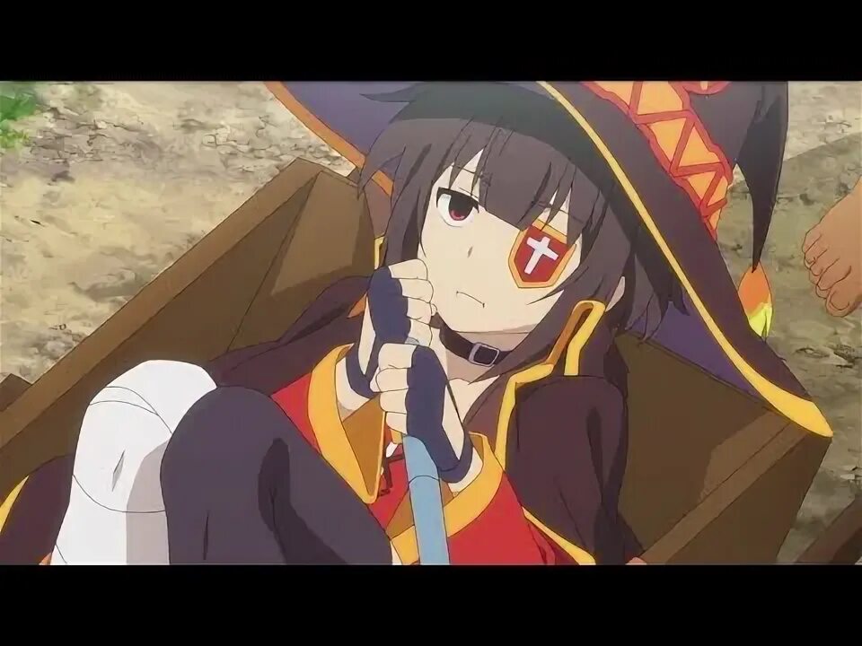 Прекрасный мир фото Megumin is transported in a wheelbarrow Kono Subarashii Sekai ni Bakuen wo! - Yo