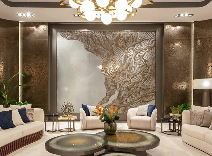 Премиум дизайн интерьера FOREST RAIN Salone del Mobile Living room design decor, Interior design living r