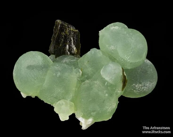 Пренит камень фото Prehnite on Epidote with Laumontite - BALLS-05 - Diakon - Mali Mineral Specimen 