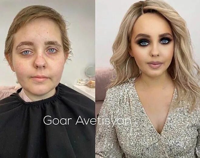 Преображение макияж фото Stunning Makeup Transformations by Goar Avetisyan