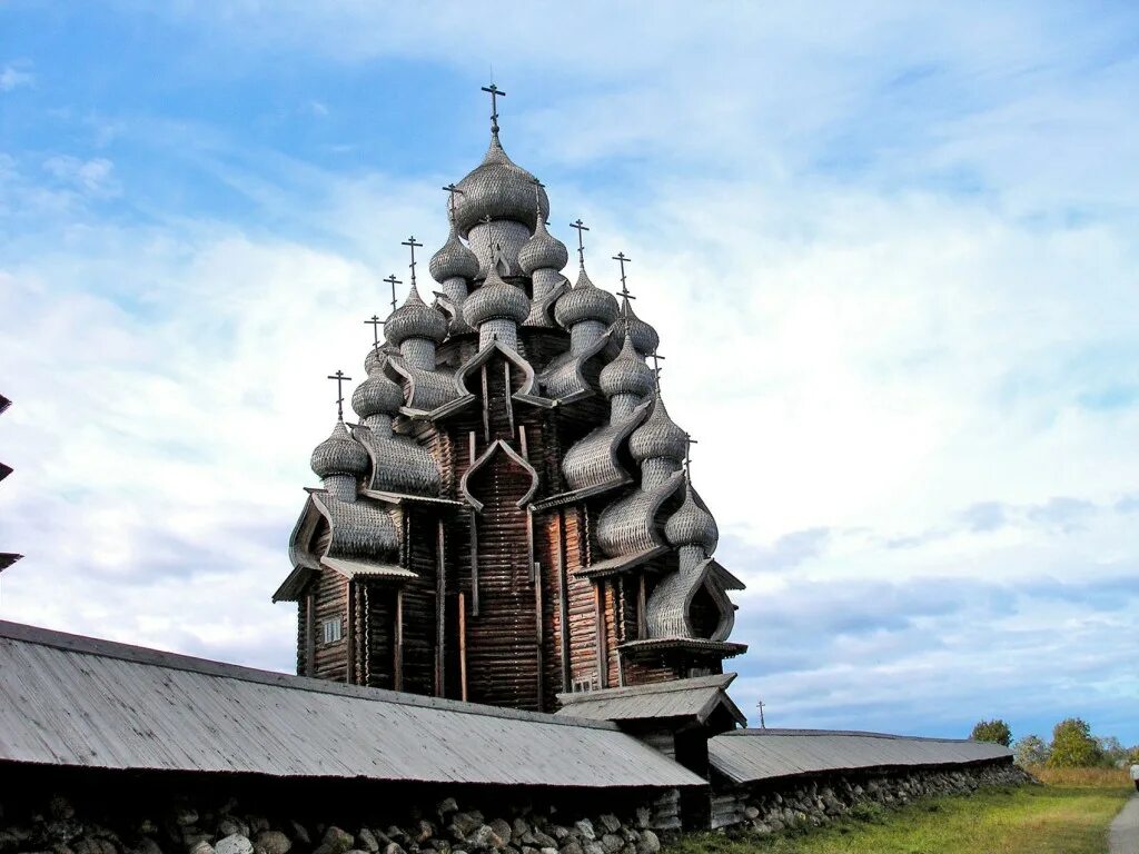 Преображенская церковь кижи фото Музей-заповедник "Кижи". Церковь Спаса Преображения на Кижском погосте, Кижи, ос