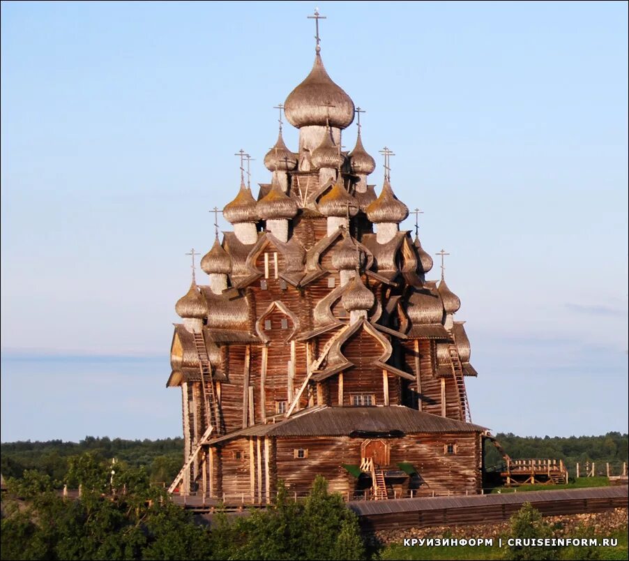 Преображенская церковь кижи фото Кижи церковь преображения господня фото YugNash.ru