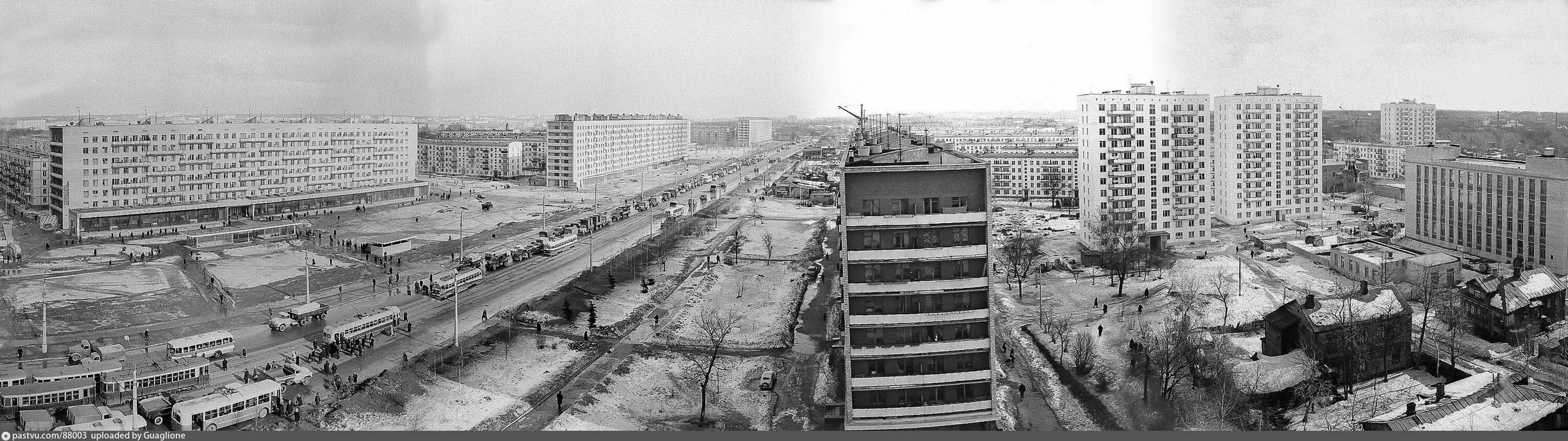 Преображенское старые фото Преображенка 60-х. Большая панорама (вариант № 2) - Retro photos