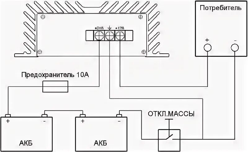 Преобразователь 24 на 12 вольт схема подключения Купить Мощный 500ваттный повышающий преобразователь (сonverter) ПН DCDC вход- в 