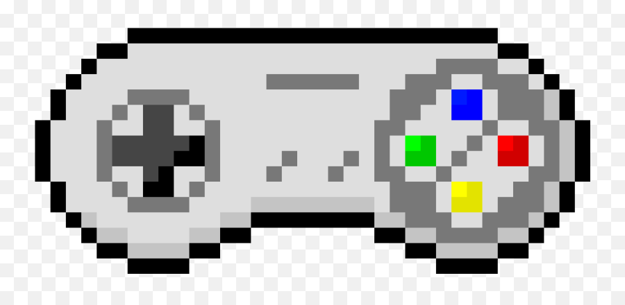 Преобразователь фото в пиксель арт Snes Controller Pixel Art Maker - Controller Pixel Art Png,Snes Png - free trans