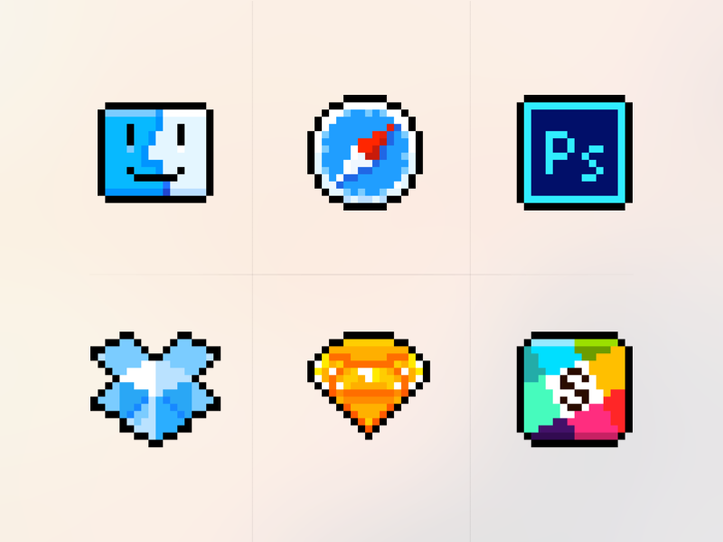 Преобразователь фото в пиксель арт Pixel Icons Pixel design, Book design layout, Art apps