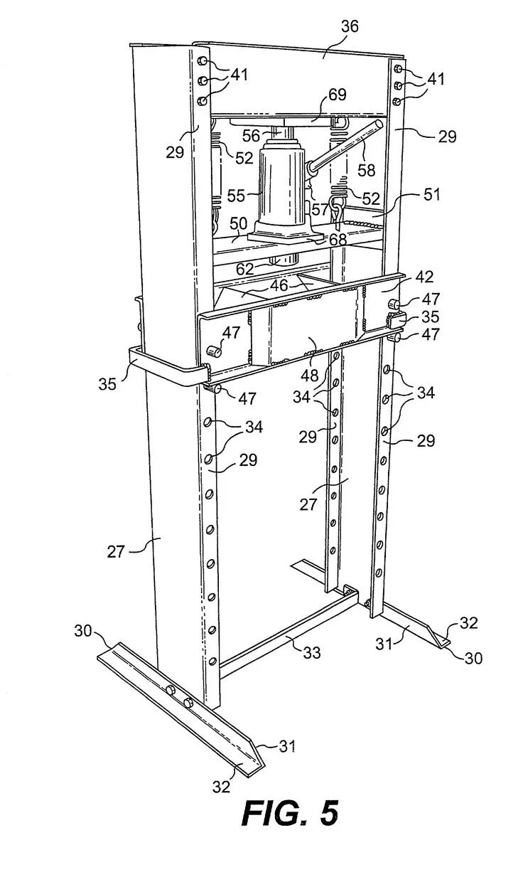 Пресс для гаража своими руками чертежи US20020046661A1 - Hydraulic press Metal bending tools, Metal working tools, Mach