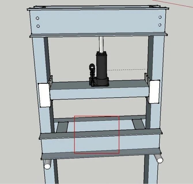 Пресс своими руками чертеж схема Пресс для гаража своими руками гидравлический: чертежи приспособления и как сдел