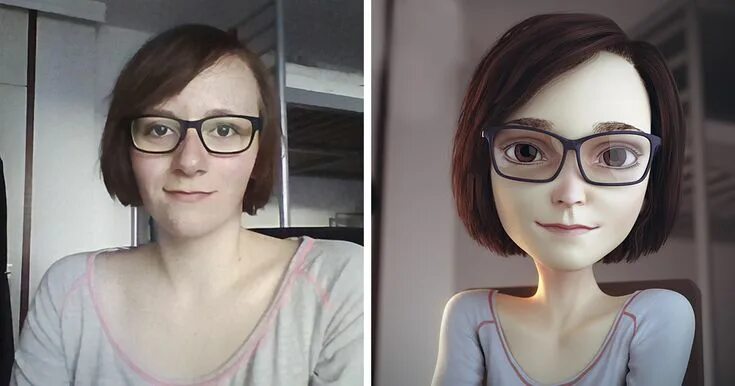 Превратить фото в декоративную Artist Continues To Transform Strangers Into Pixar-Like Cartoons, And The Result