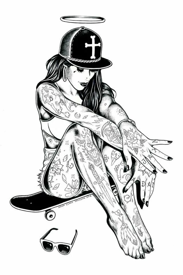 Превратить фото в эскиз для тату Pin by Diana S on ✖ Illustrations ✖ Lowrider art, Art drawings sketches, Sketche