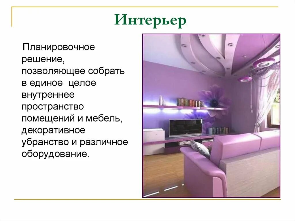 Презентация 6 класс описание помещения интерьера Интерьер жилого дома HeatProf.ru