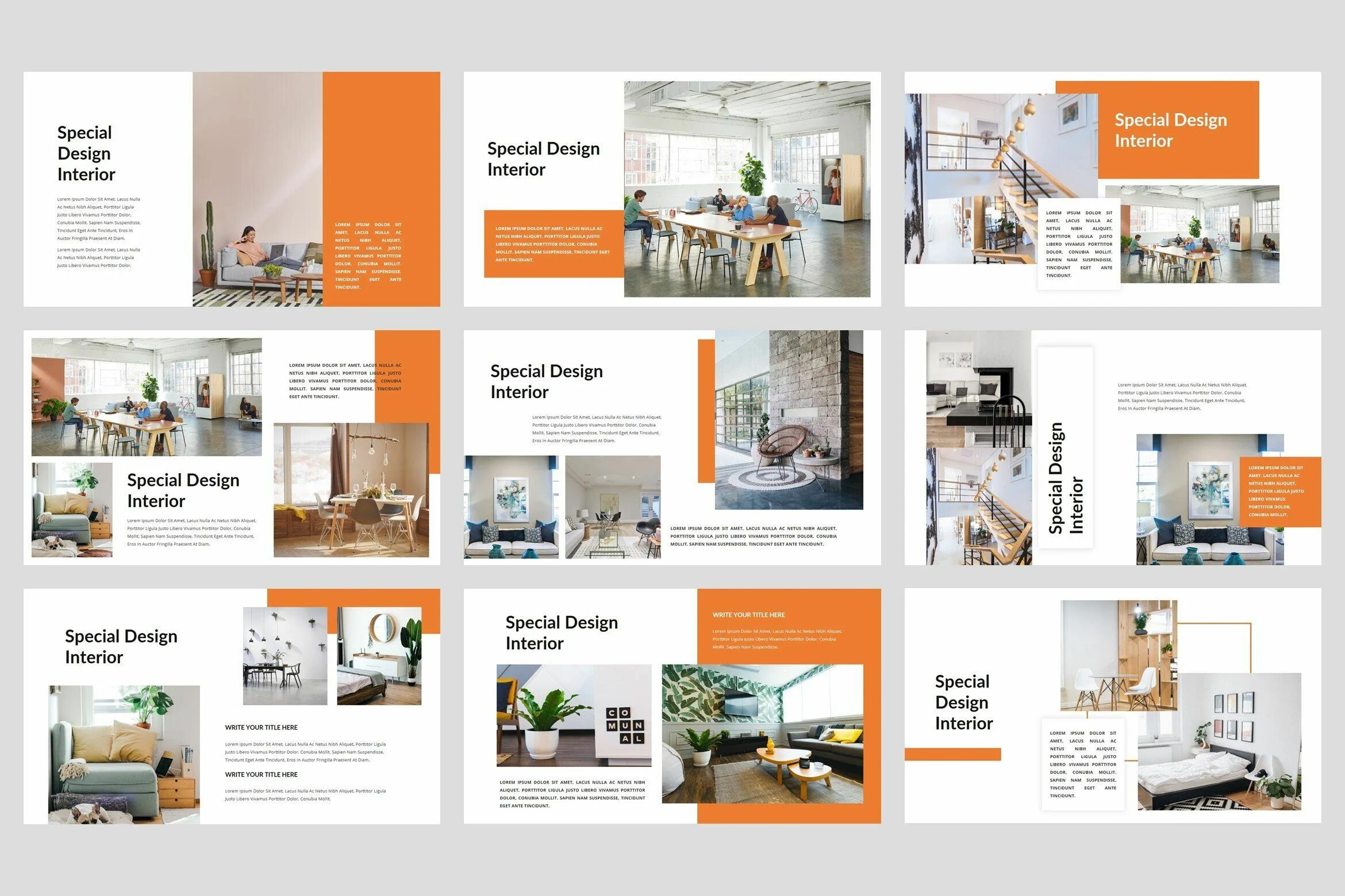 Презентация дизайн интерьера Catalog - Furniture PowerPoint Product catalog template, Templates, Brochure tem