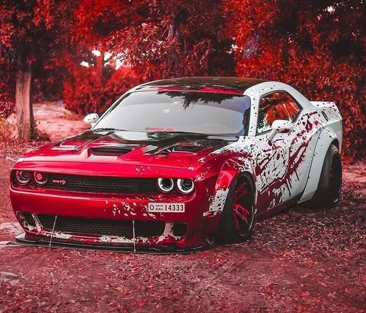 Презентация на тему тюнинг авто Papeis de parede de carros Dodge challenger, Dodge challenger hellcat, Dodge mus