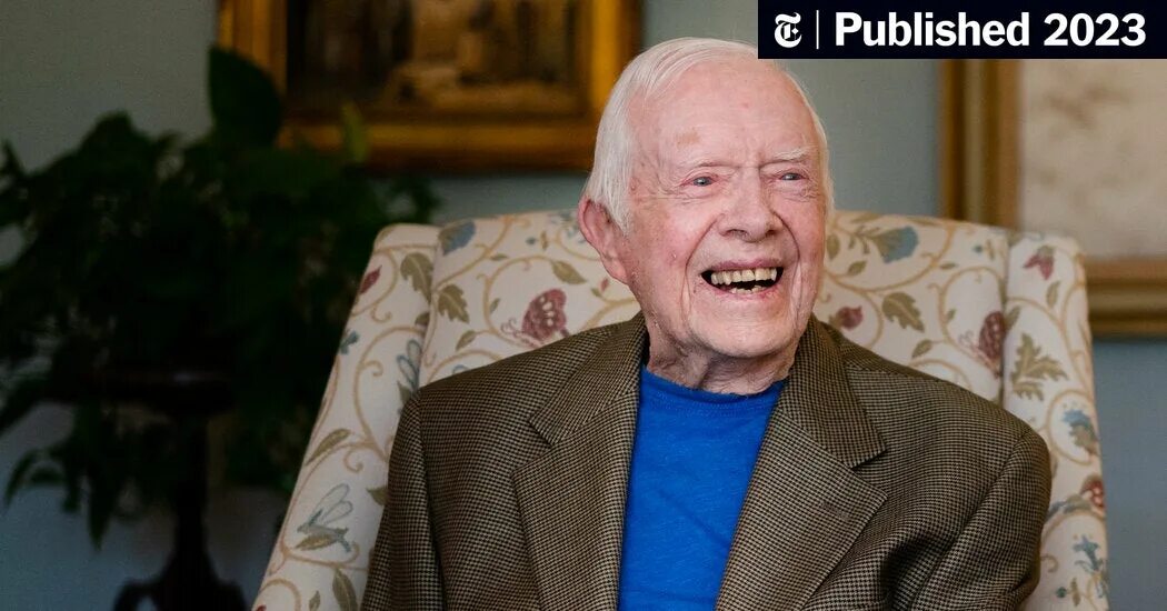 Президент картер сейчас фото Jimmy Carter, 98, Opts for Hospice Care - The New York Times