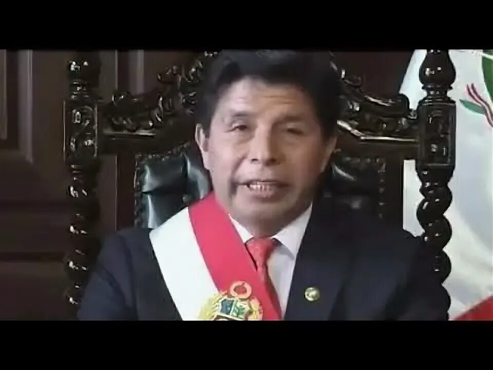 Президент перу фото Previo a su detención, el presidente peruano, anunció la disolución del Congreso