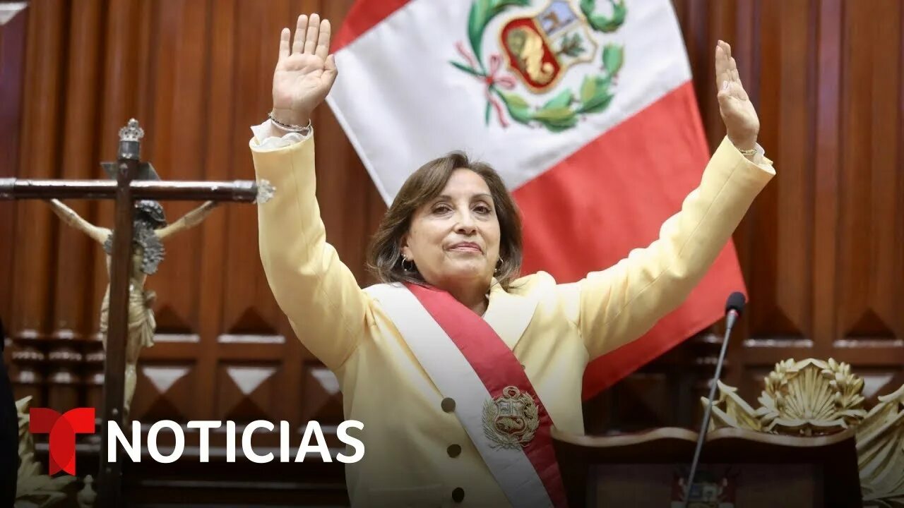 Президент перу фото Perú tiene la primera presidenta de su historia Noticias Telemundo - YouTube