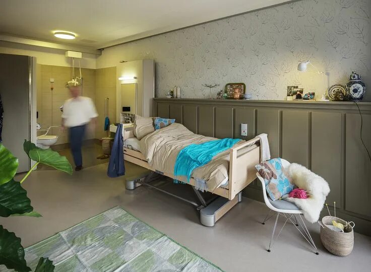 При оформлении в дом престарелых квартира отдается Innovative Interior for Nursing Home Willibrord