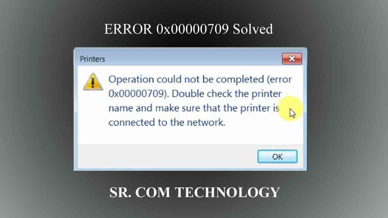 При подключении принтера по сети ошибка 0x00000709 error 0x00000709 of printer solved within a minute - YouTube