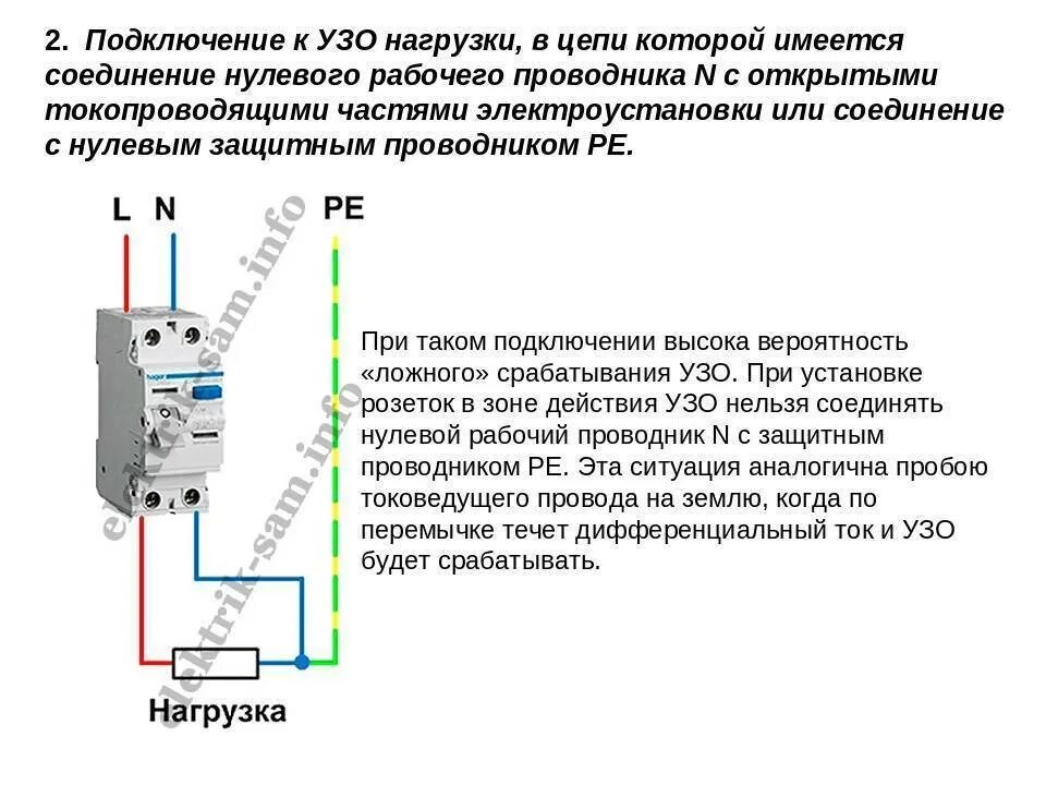 При подключении розетки выбивает узо УЗО - что это такое и как работает устройство защитного отключения