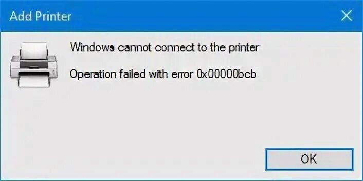 При подключении сетевого принтера выходит ошибка 0х00000011в Fix Printer Error 0x00000bcb, Cannot connect to printer