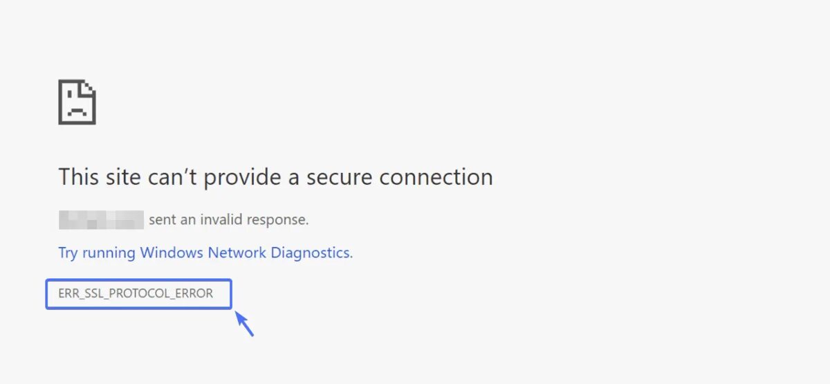 При подключении ssl произошла ошибка Как исправить ошибку Err_SSL_Protocol_Error Creative Motion Дзен