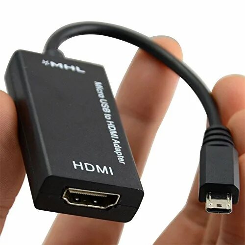 Прибор для подключения телефона к телевизору Купить MHL Micro USB to HDMI A A/V TV Adapter Short Cable for LG HTC Sony SamSun