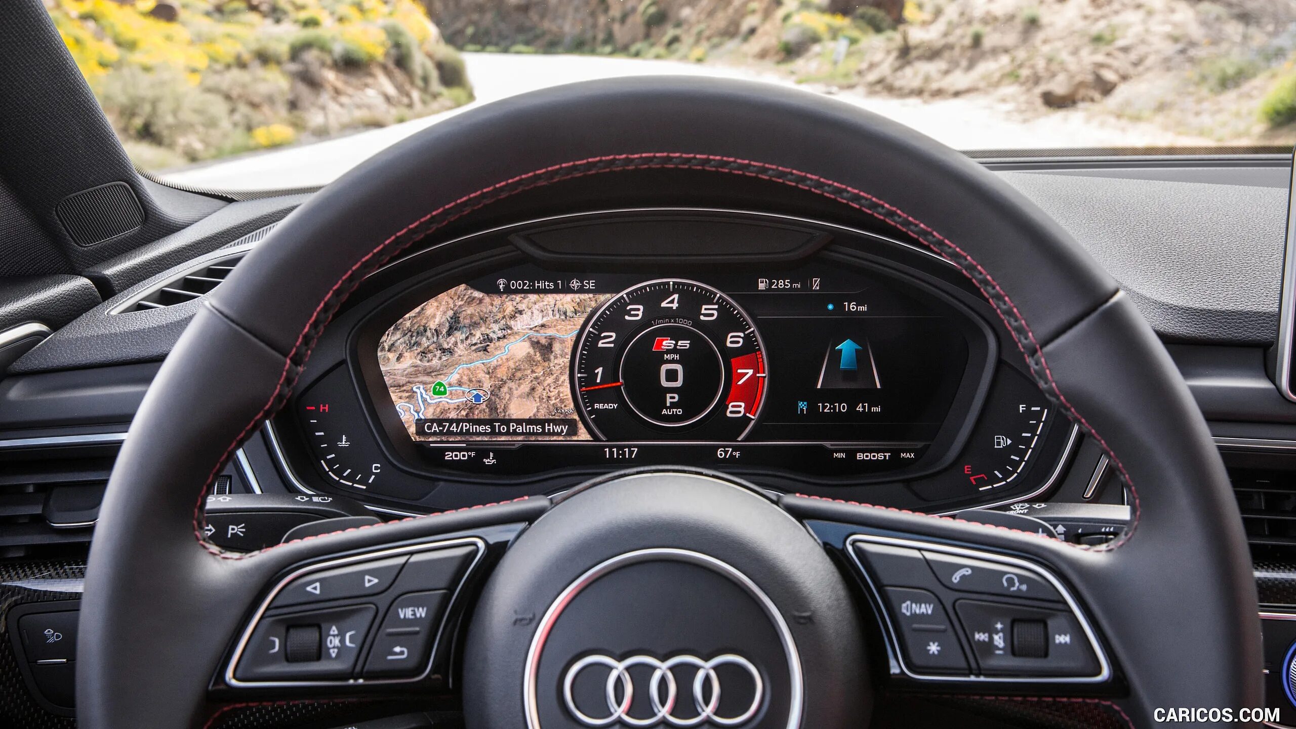 Приборная панель ауди фото Audi S5 Coupe (US-Spec) 2018MY Digital Instrument Cluster