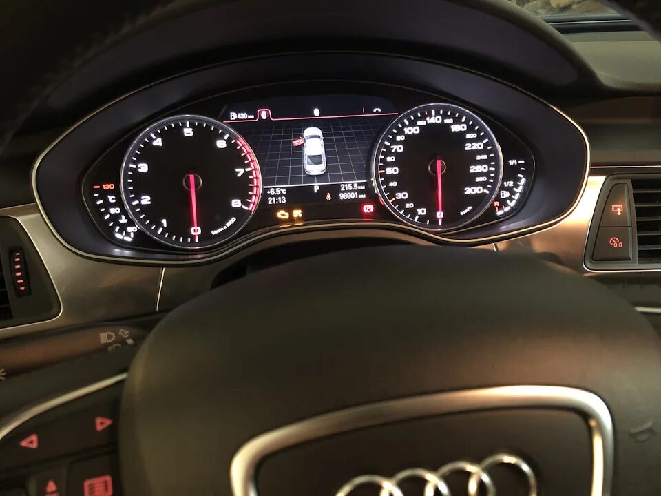 Приборная панель ауди фото Установка цветной приборки - Audi A6 (C7), 2 л, 2014 года тюнинг DRIVE2