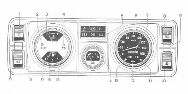 Приборная панель ваз 2105 схема Жигули ВАЗ-2105 - Фотография 18 из 43 ВКонтакте