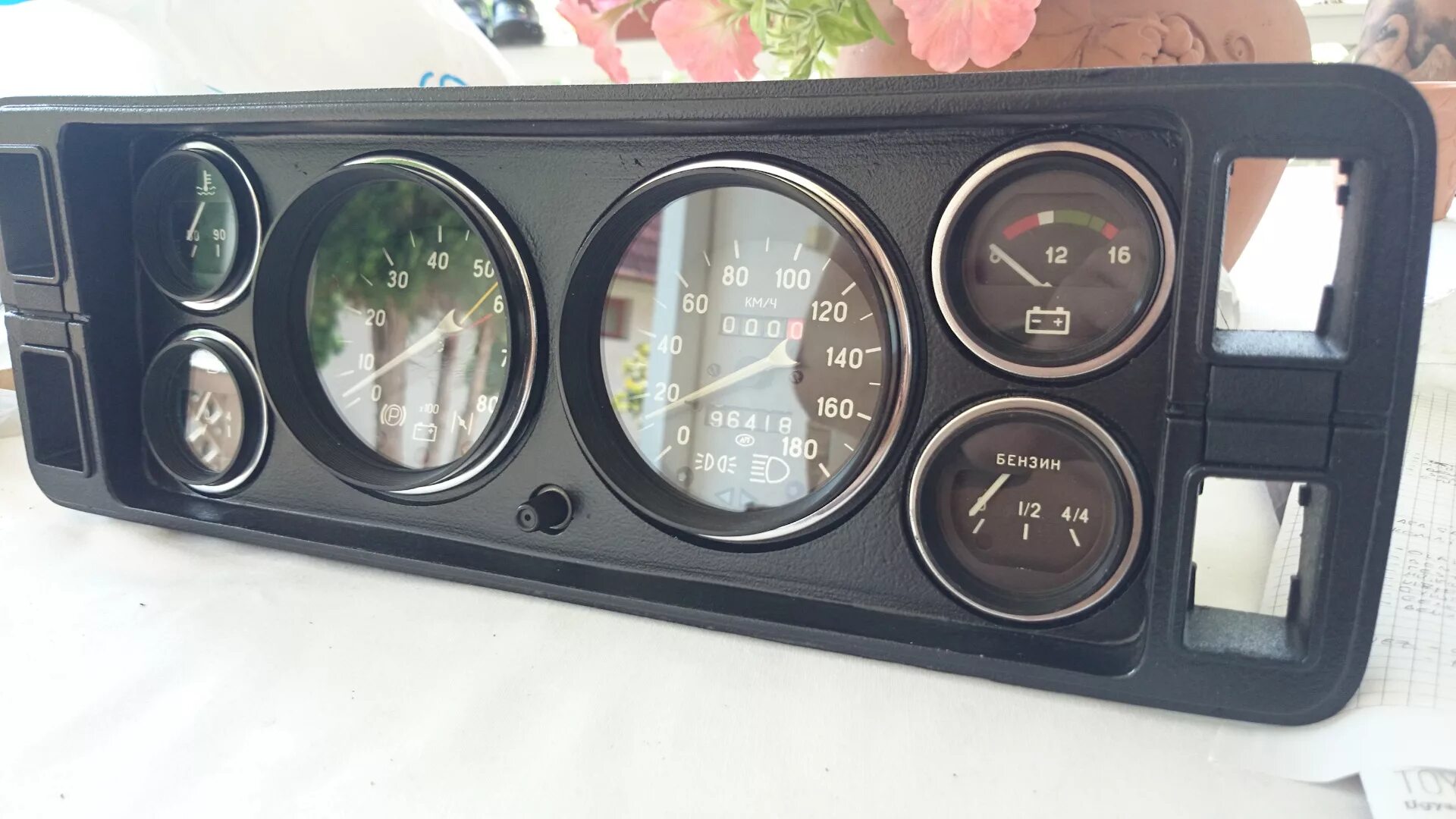 Приборная панель ваз 2105 тюнинг купить Dashboard modification - Lada 2105, 1,8 л, 1990 года тюнинг DRIVE2