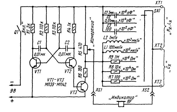 Приборы для измерения своими руками схема Измеритель RCL - rcl-radio.ru