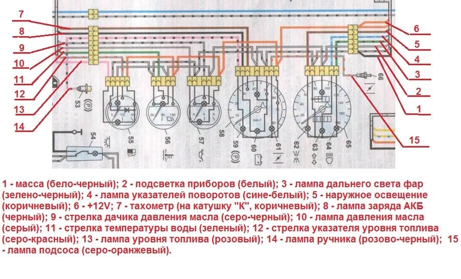 Приборы ваз 2106 подключение Панель приборов ВАЗ 2106. Часть 2 - Lada 21013, 1,2 л, 1984 года тюнинг DRIVE2