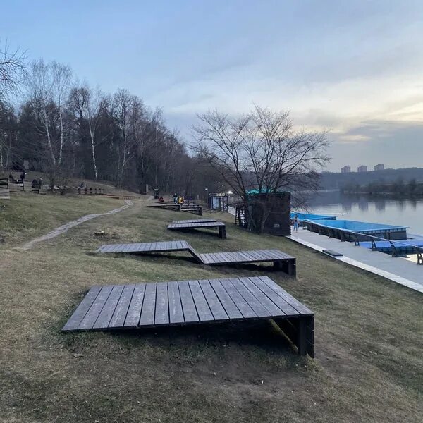 Причал парк фили москва филевская набережная фото Причал "Фили" - Pier in Филёвский парк