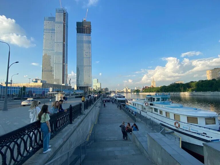 Причал сити экспоцентр фото Panorama: Причал Сити - Экспоцентр, landing stage, wharf, Moscow, Krasnopresnens