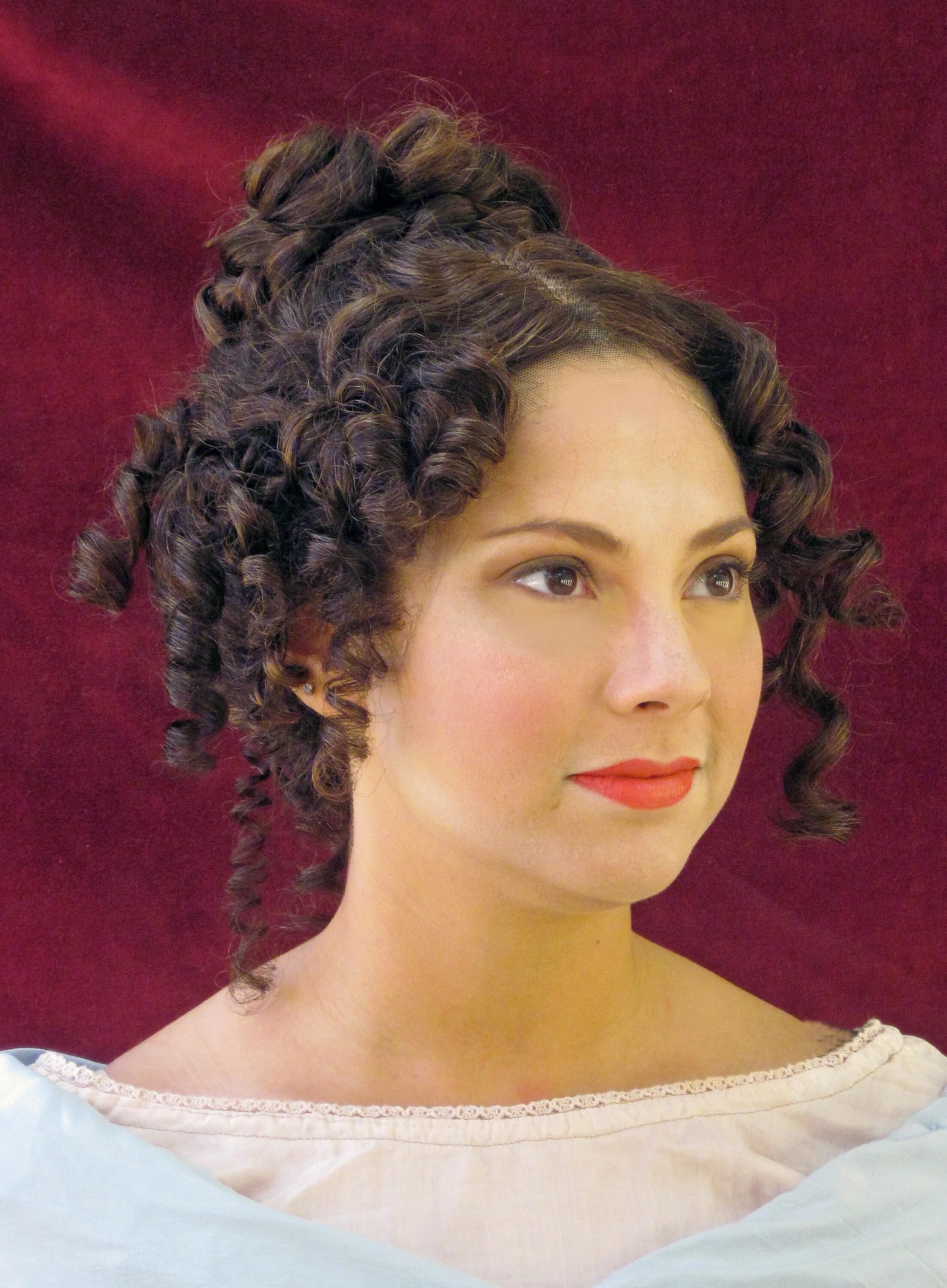 Прическа 19 века фото 1800s hairstyles, Historical hairstyles, Hair styles